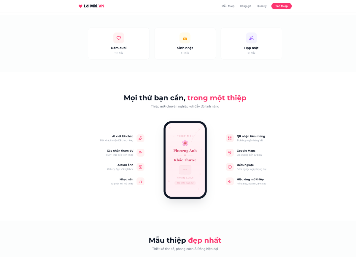 Lời Mời VN screenshot