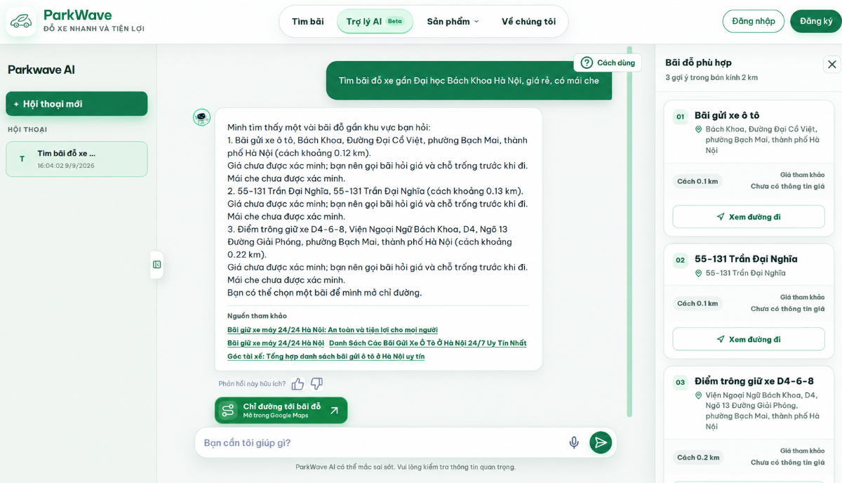 ParkWave screenshot