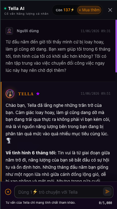 TellAura screenshot