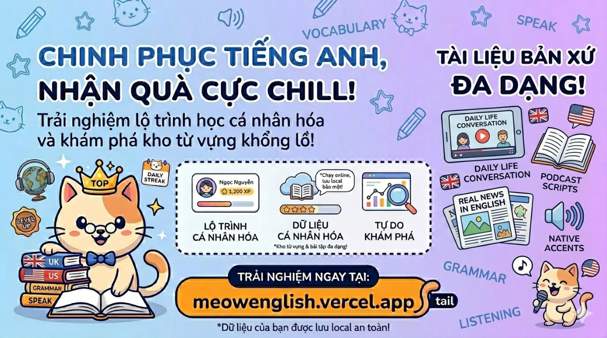 Learn English with Meow screenshot