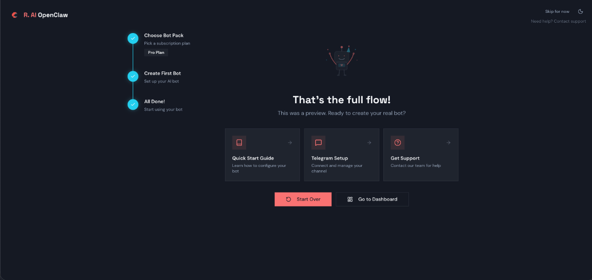 OpenClaw Hub screenshot