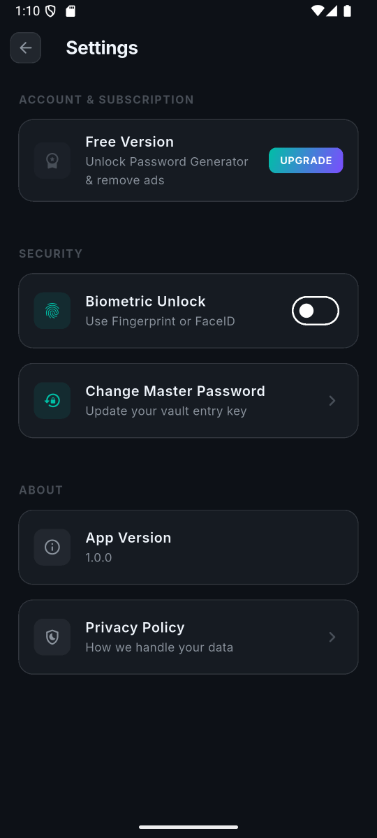 Onyx Vault screenshot