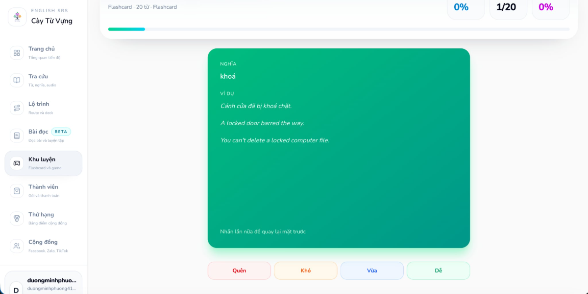 Cày Từ Vựng screenshot