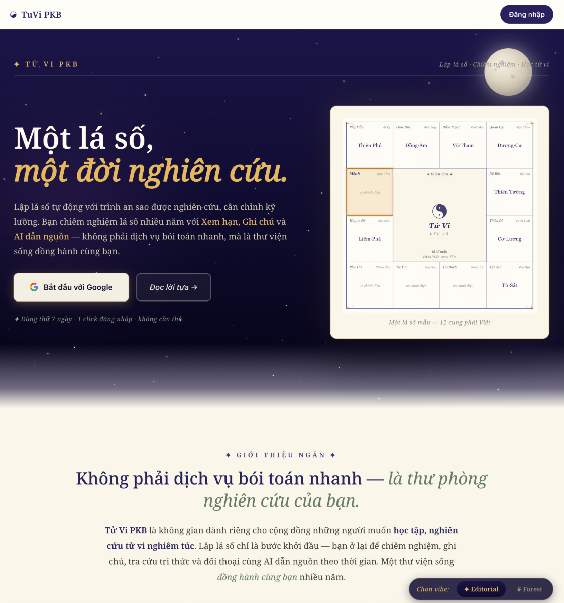 Tử Vi PKB screenshot
