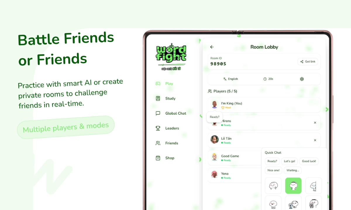 Word Fight Online screenshot
