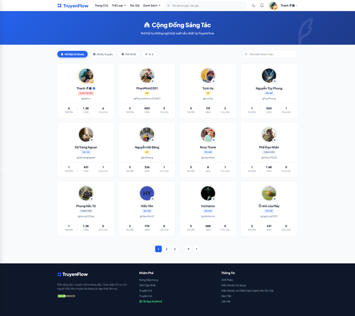 Truyện Flow screenshot