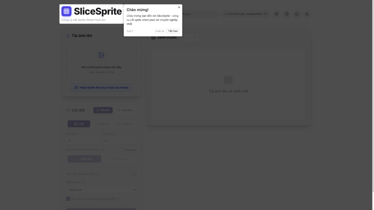 SliceSprite Tool screenshot