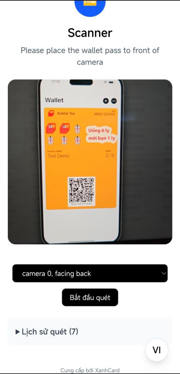 XanhCard screenshot