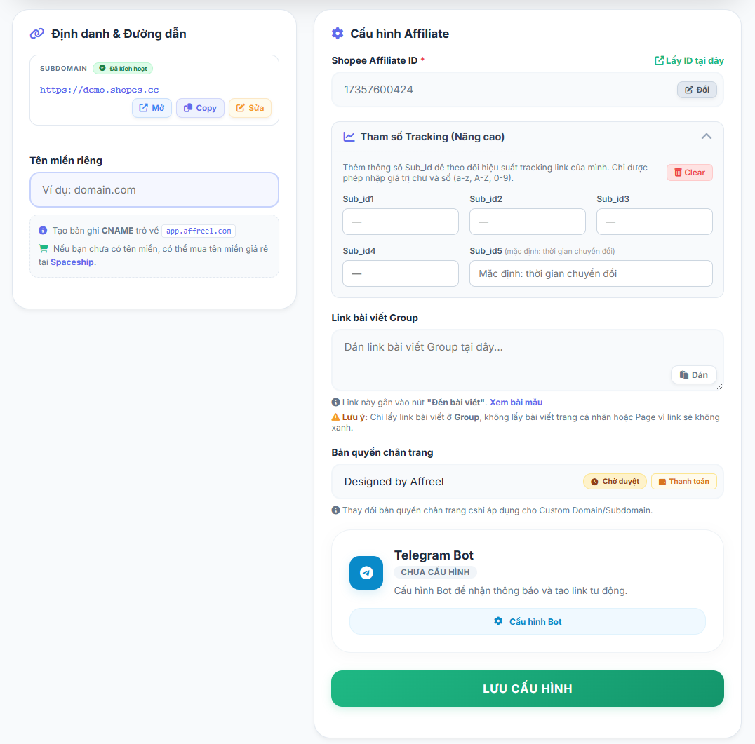 Shopes.cc screenshot
