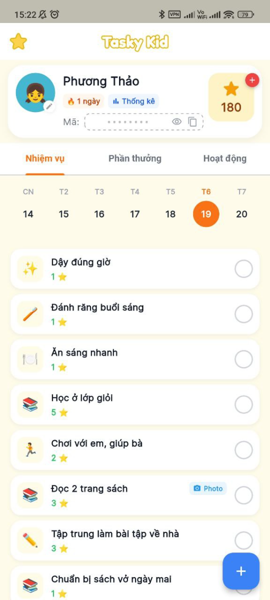 Tasky Kid screenshot