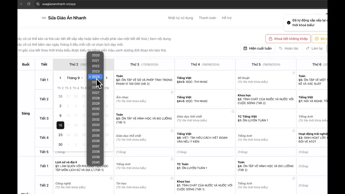 Sửa Giáo Án Nhanh screenshot
