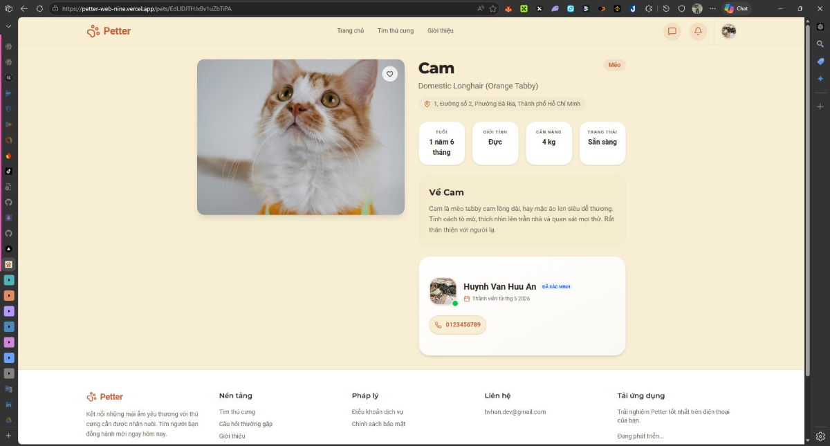 Petter screenshot