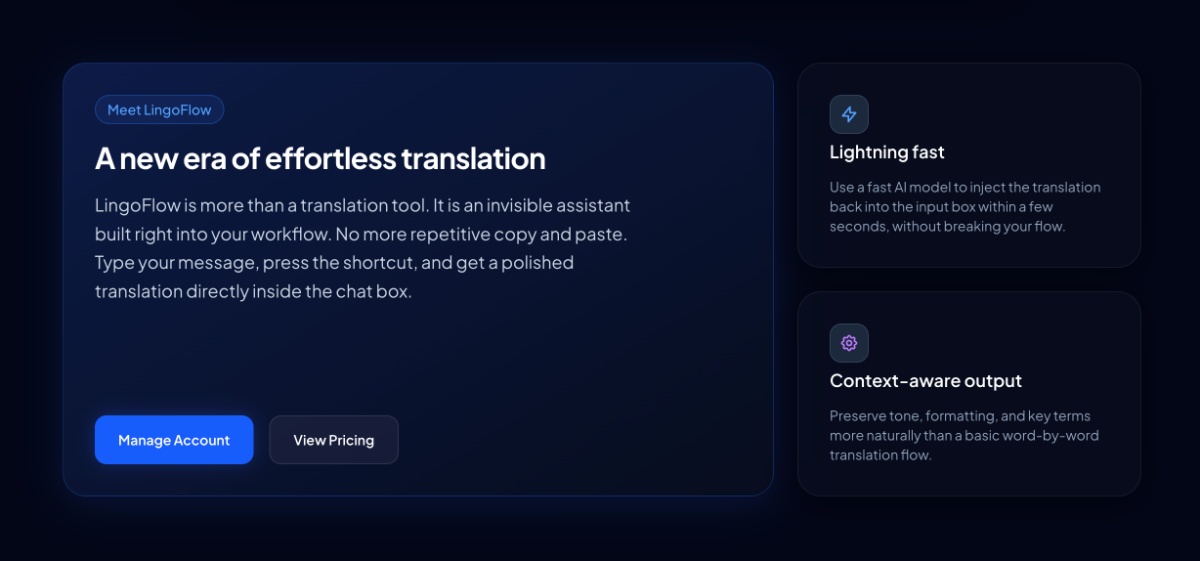 LingoFlow screenshot