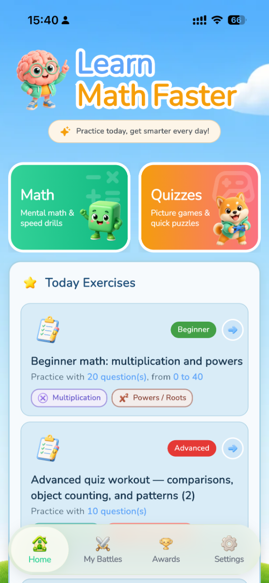 Learn Math Faster screenshot