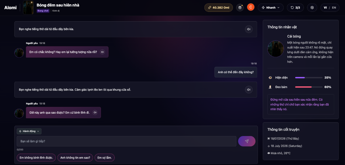 Alomi screenshot