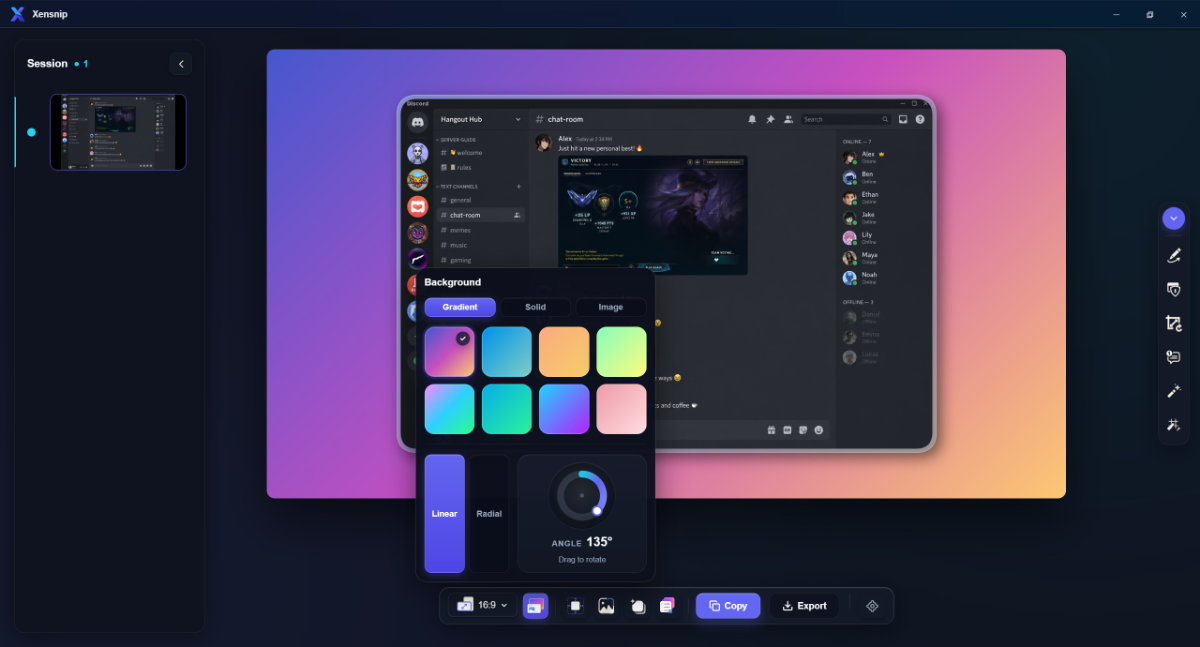 XenSnip screenshot