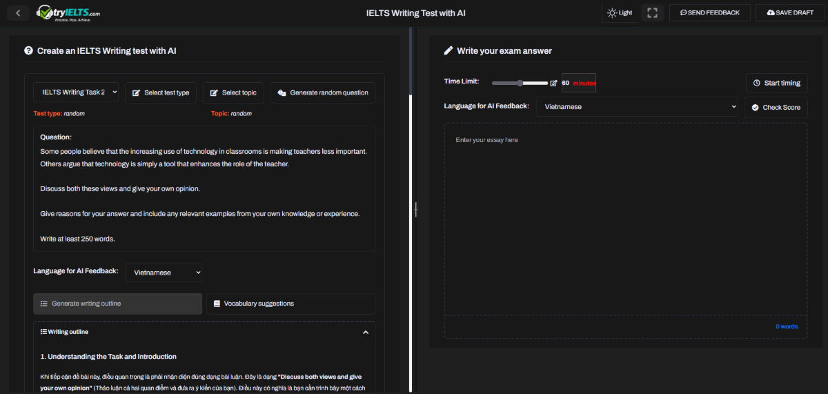 Học và Thi thử IELTS miễn phí screenshot