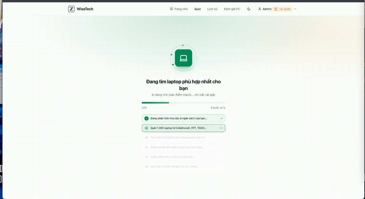 WiseTech screenshot