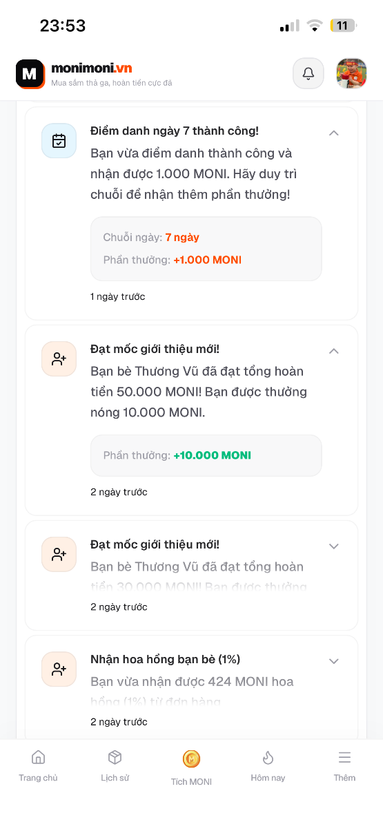 Monimoni screenshot