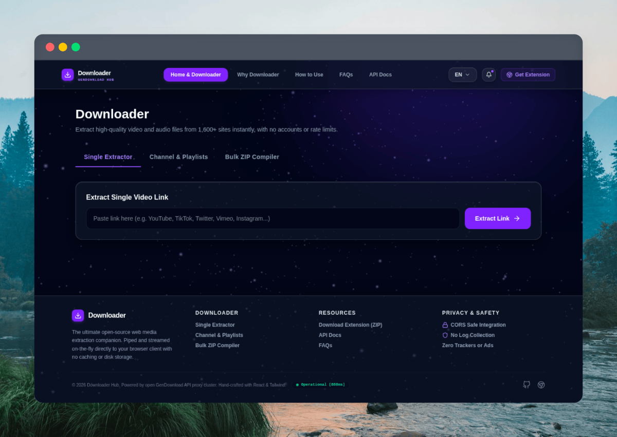 Downloader screenshot