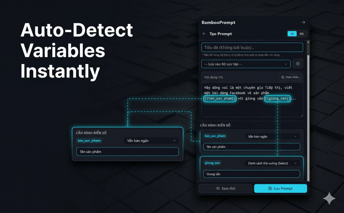 BambooPrompt Extension screenshot