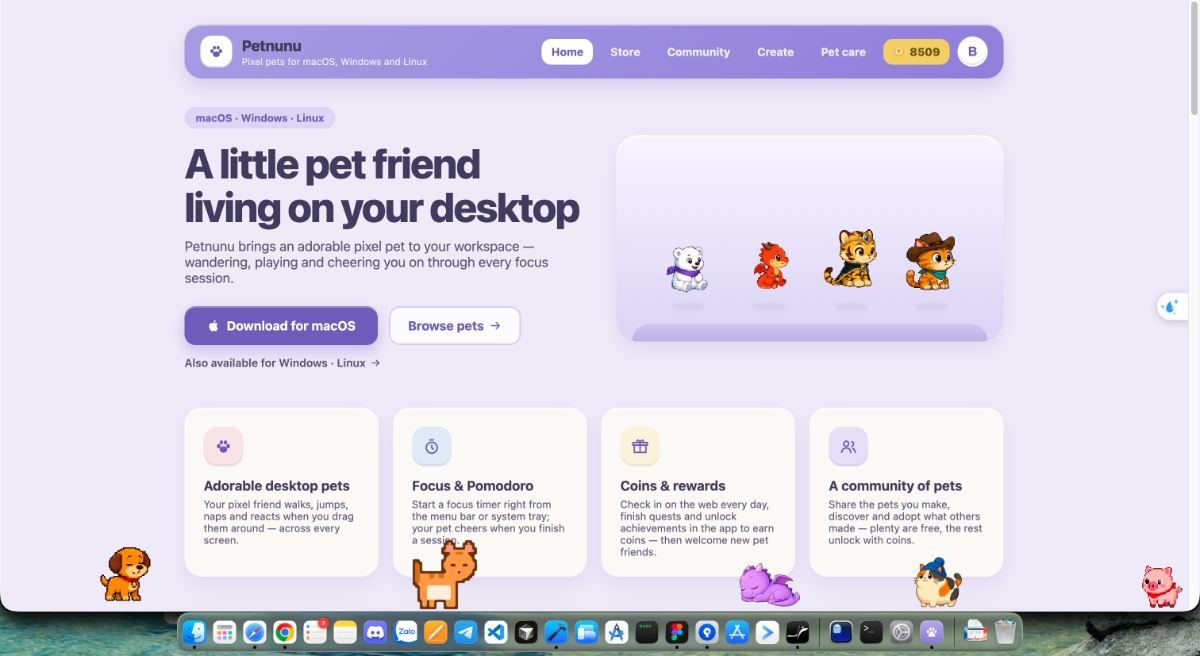 Petnunu Desktop screenshot
