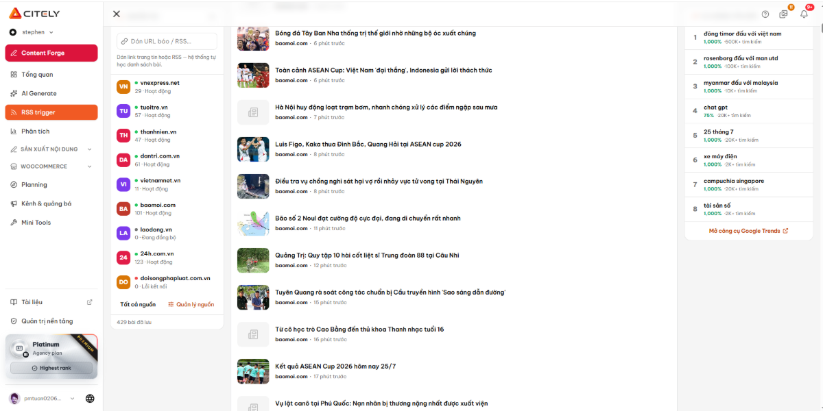 Citely SEO screenshot