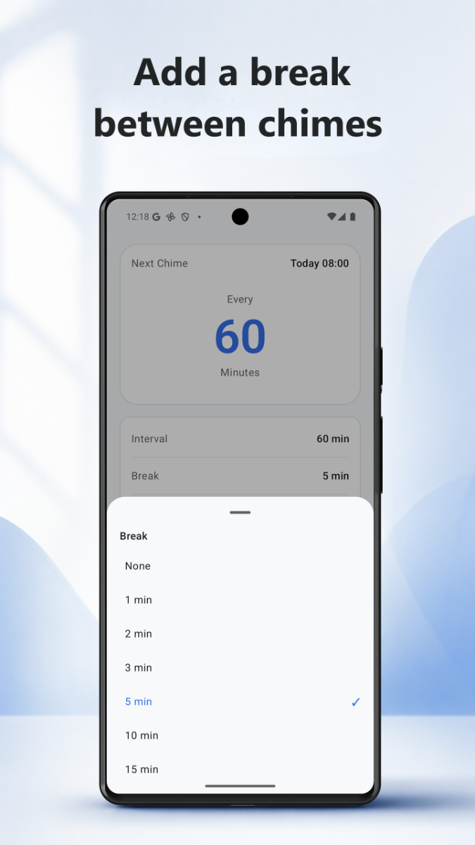 Hourly Chime: Custom Interval screenshot
