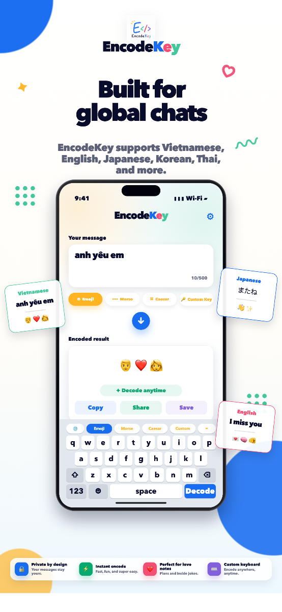 EncodeKey App screenshot