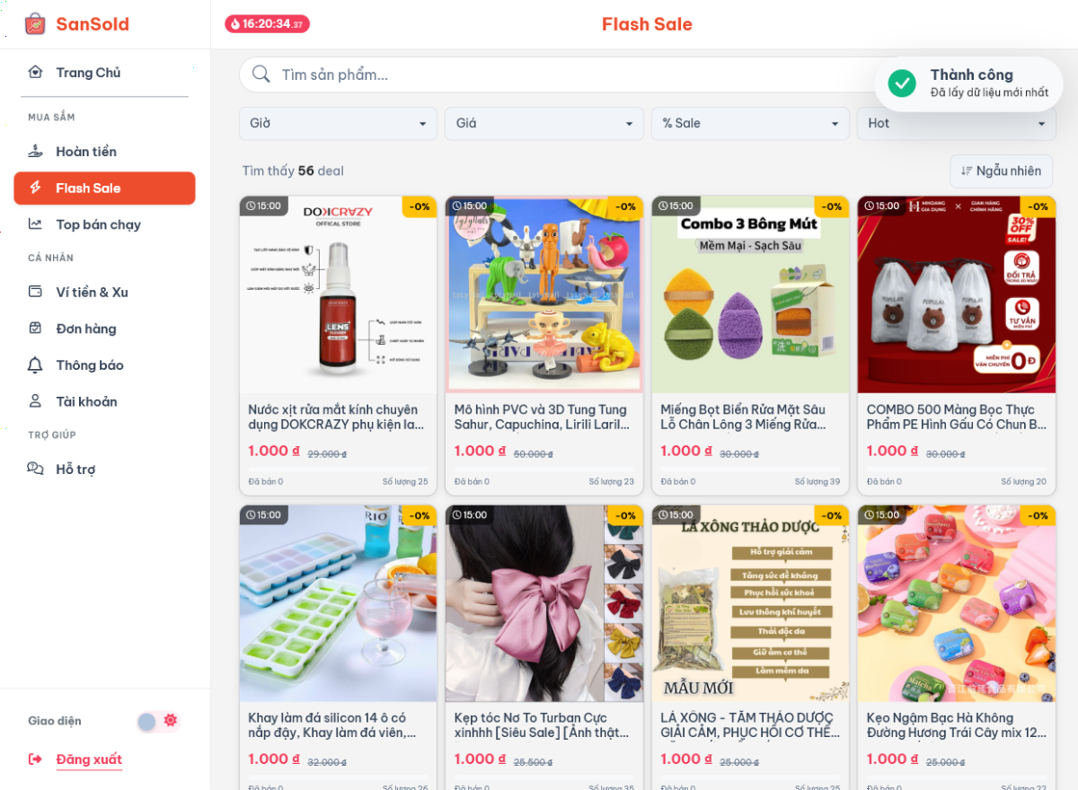 SanSold screenshot