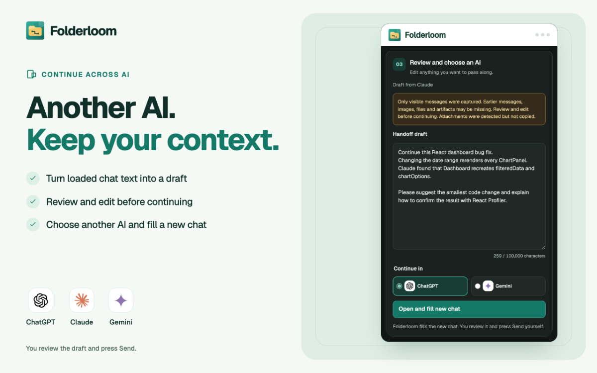 Folderloom screenshot