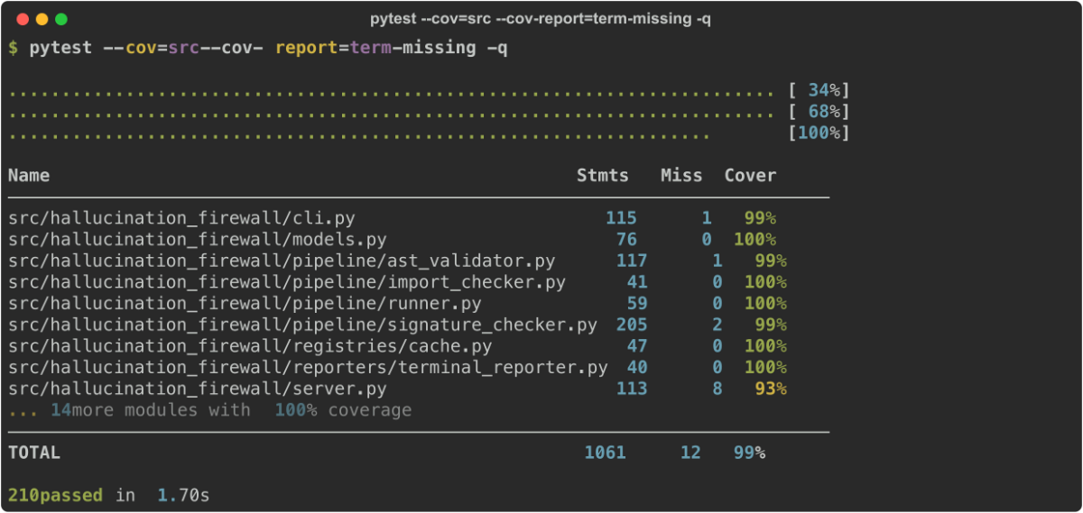 AI Hallucination Firewall screenshot