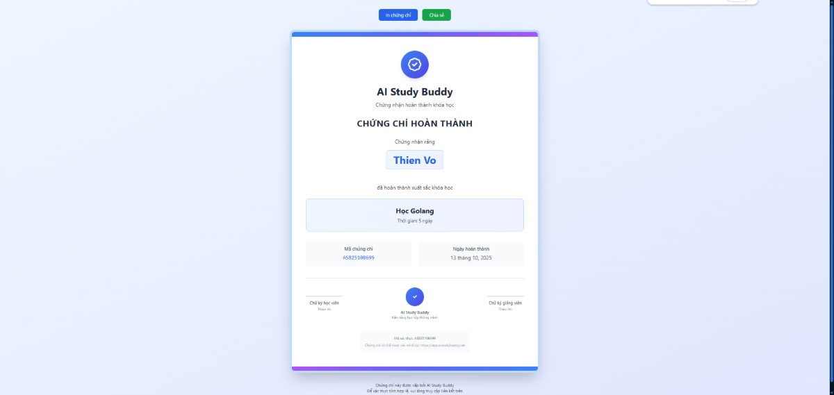 AI Study Buddy screenshot