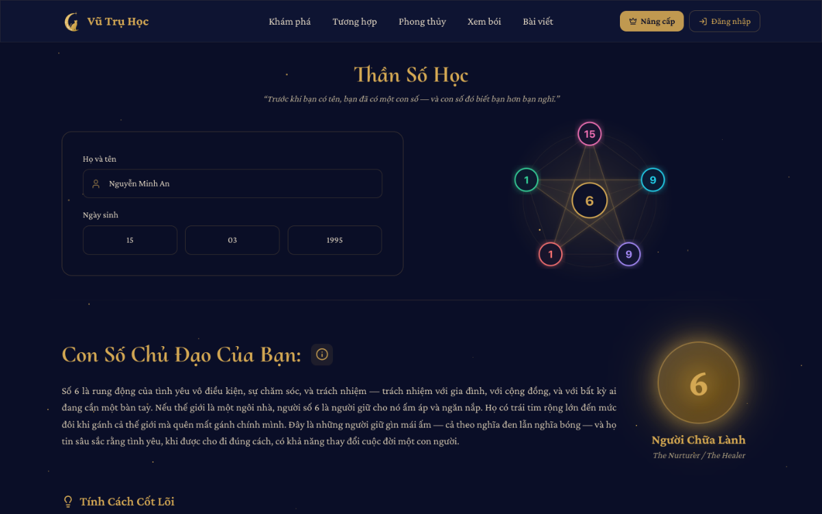 Vũ Trụ Học screenshot