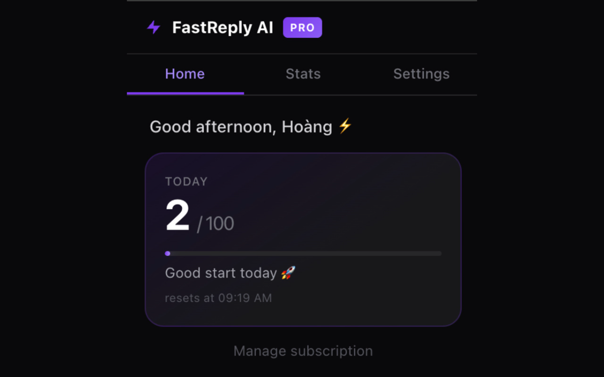 FastReply AI for Gmail screenshot