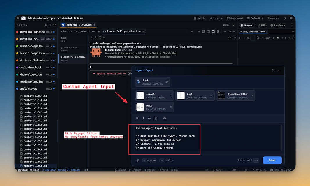 1DevTool screenshot