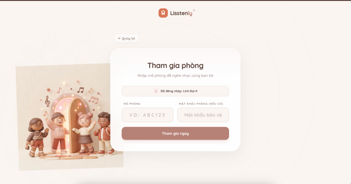 Lisstenly screenshot