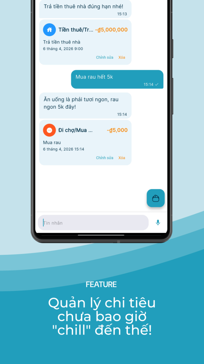 Tucee - Trợ lí chi tiêu AI screenshot