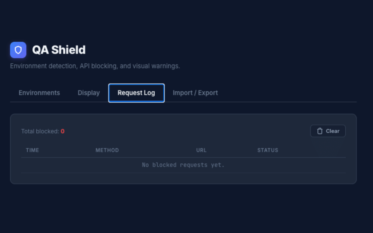 QA Shield screenshot