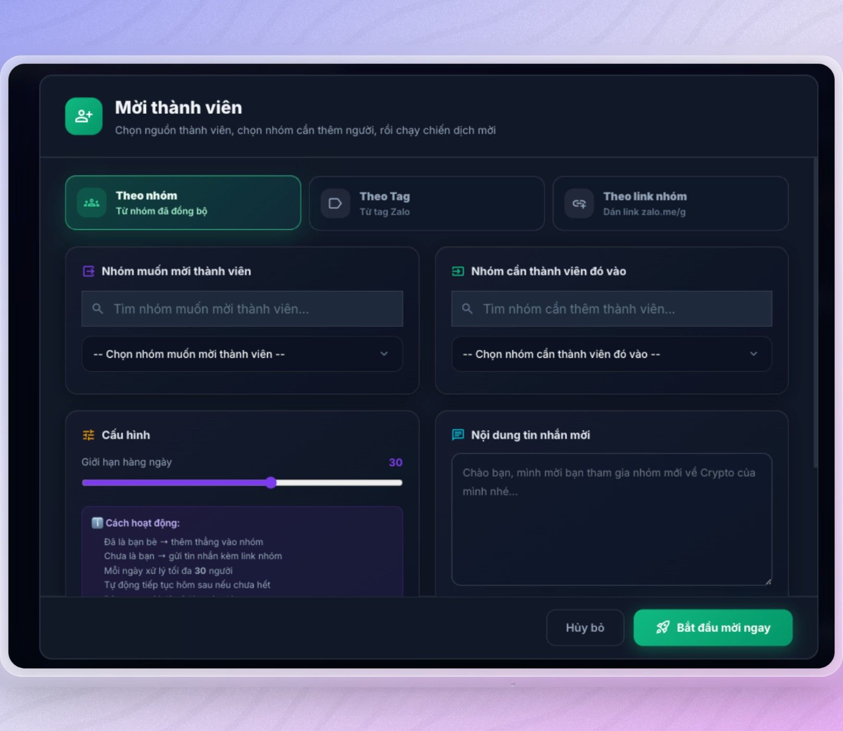 1ZALO screenshot