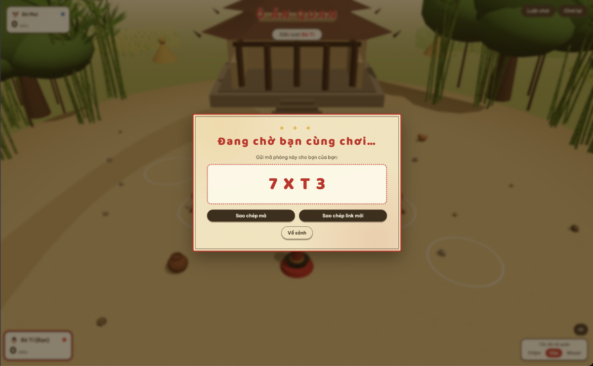 Ô Ăn Quan Online screenshot
