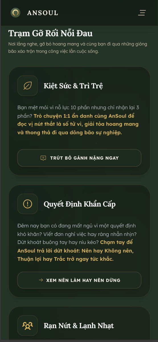 AnSoul Tử Vi AI screenshot