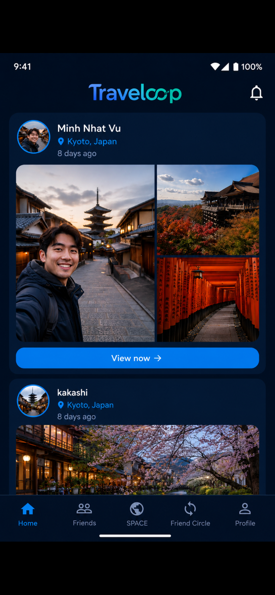 Travelloop screenshot