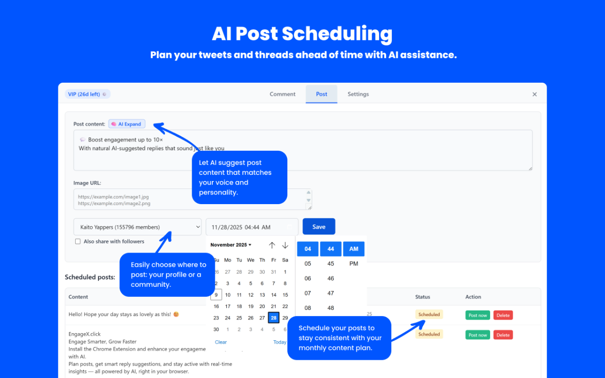 EngageX.click screenshot