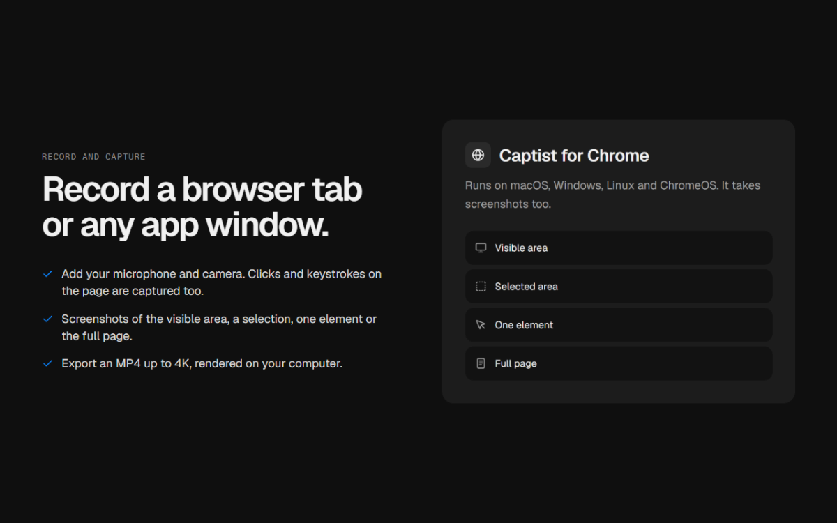 Captist screenshot