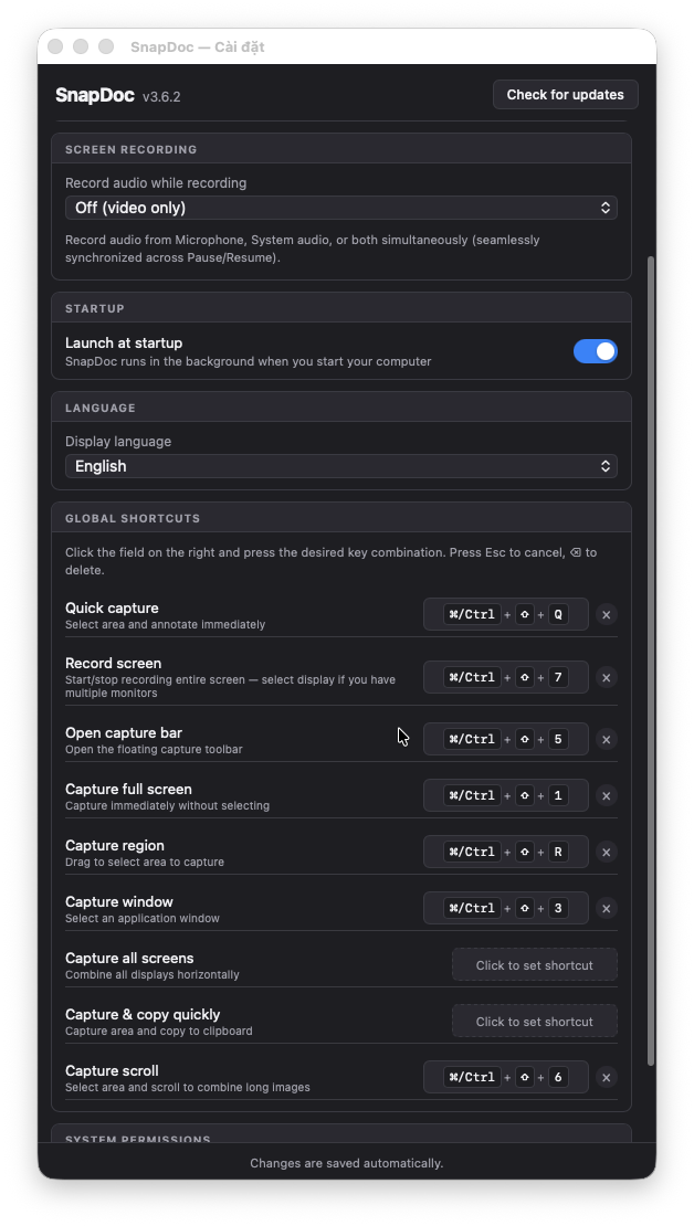 Snapdoc screenshot