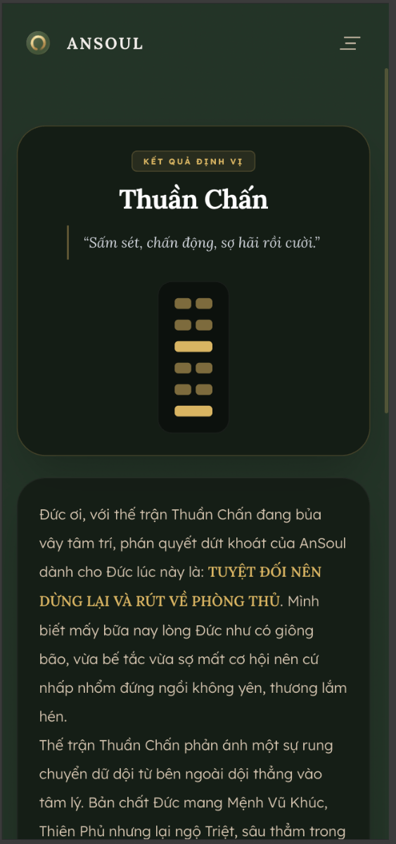 AnSoul Tử Vi AI screenshot
