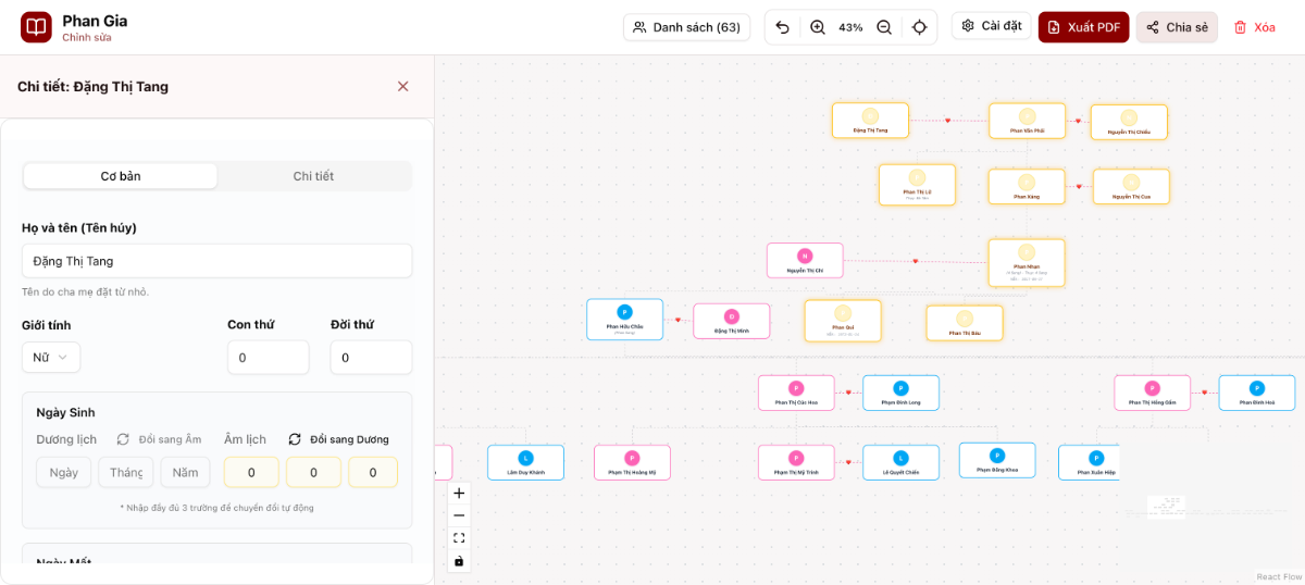 Gia Phả Việt screenshot
