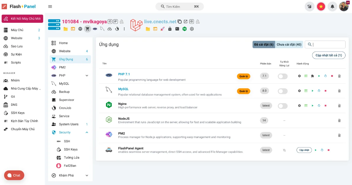 FlashPanel screenshot