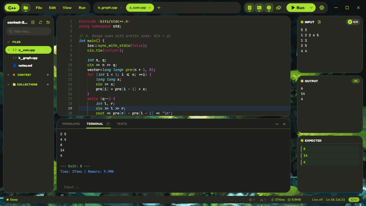Sameko Dev C++ screenshot